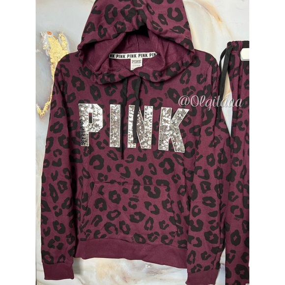 RARE! PINK Leopard Bling Set - Picture 4 of 5